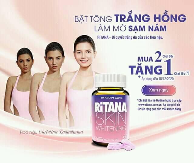 Vi n u ng tr ng da RITANA Skin Whitening C a h ng a Ph ng Ti n